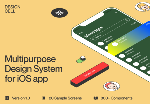 设计森林下午茶：通用设计App应用iOS UI套件