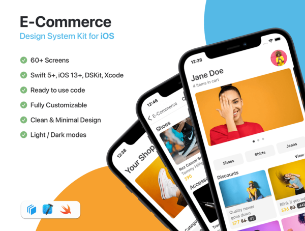 设计森林下午茶：电子商务App用户界面iOS UI设计工具包