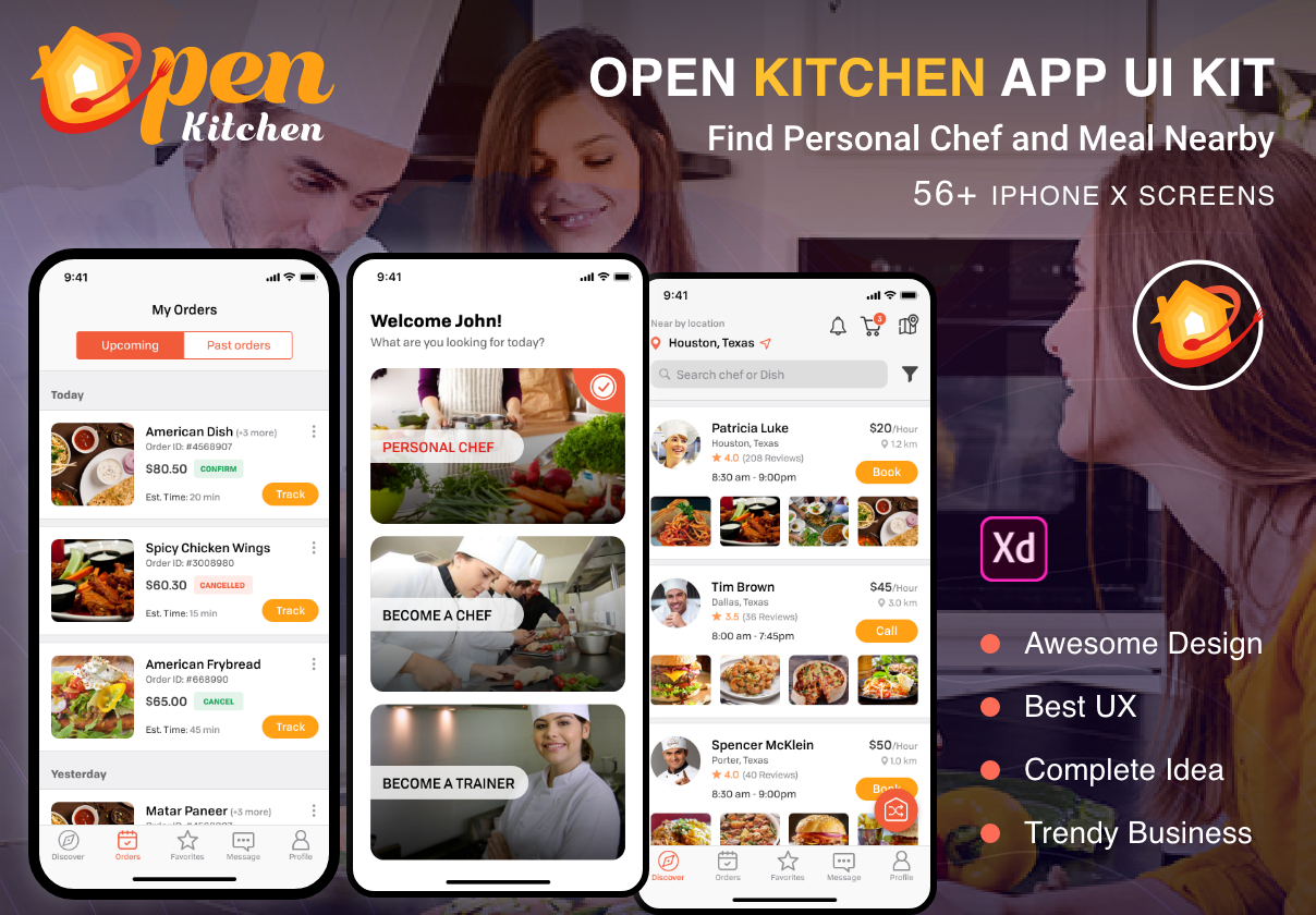 Open Kitchen Mobile App