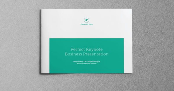 横向A5尺寸企业演示宣传册设计模板 PERFECT – Brochure A5 Landscape