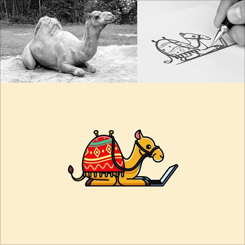 简约萌物！Alfrey Davilla可爱风格的logo设计