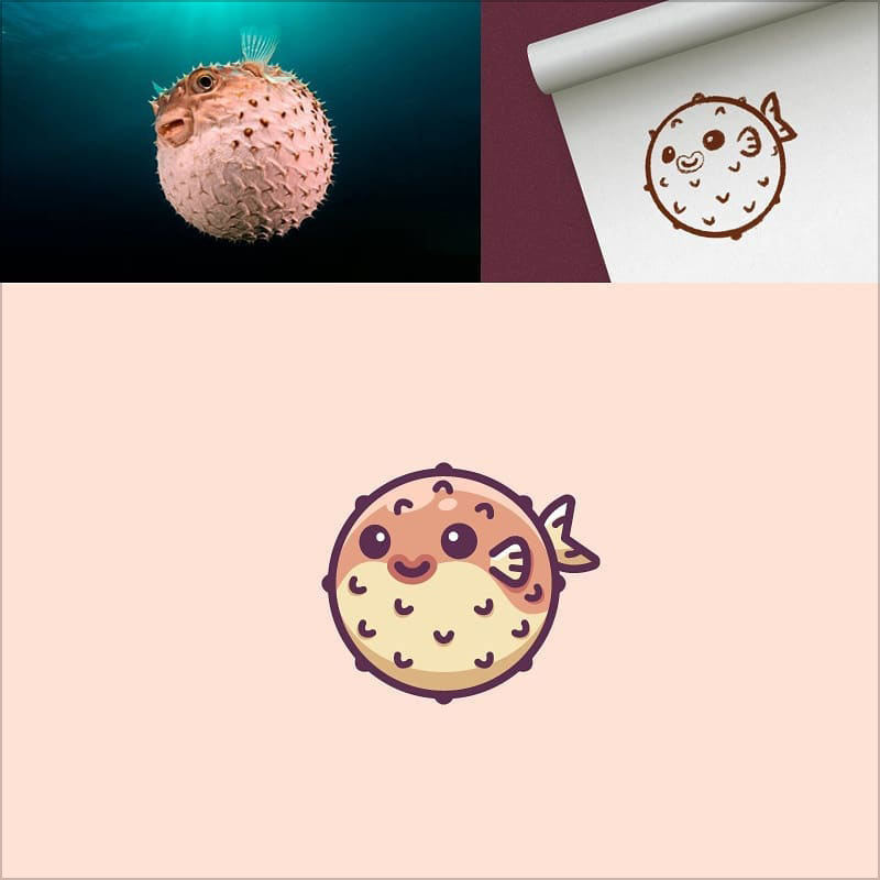 简约萌物！Alfrey Davilla可爱风格的logo设计