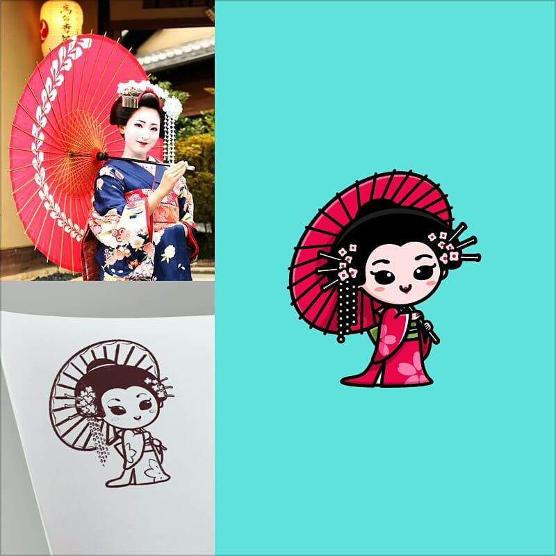 简约萌物！Alfrey Davilla可爱风格的logo设计