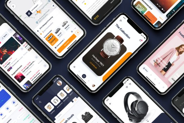 网上支付生活服务APP应用界面设计SKETCH素材 PALLAS – Multipurpose Card-based_SKETCH