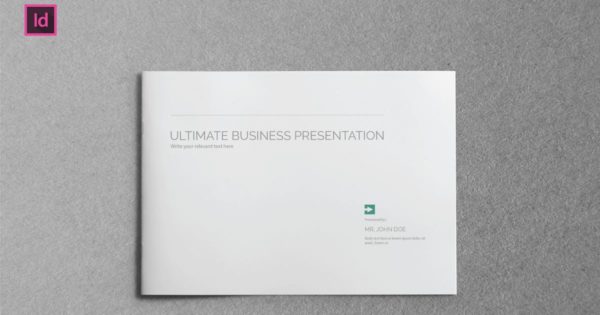 A5横版尺寸企业宣传册设计InDesign模板 ULTIMATE – Brochure A5 Landscape