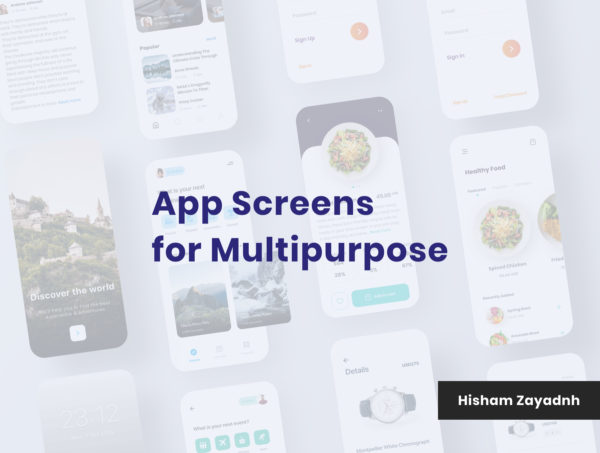 设计森林下午茶：多用途的APP应用IOS UI套件