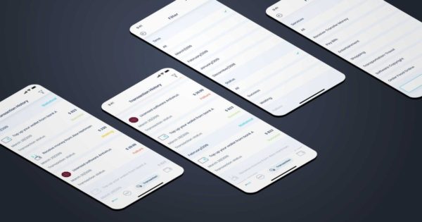 账单历史记录钱包APP应用UI设计 Transaction History – Wallet Mobile UI – FP