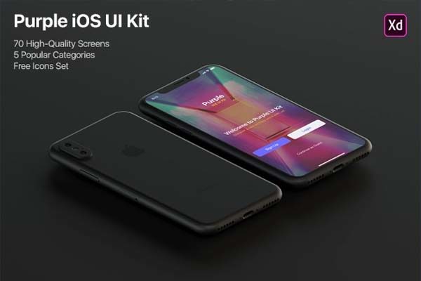 设计森林下午茶：XD打造的全面屏iOS最新GUI KIT套装下载 [XD]