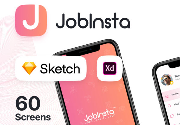 设计森林下午茶：求职招聘服务平台iOS UI套件