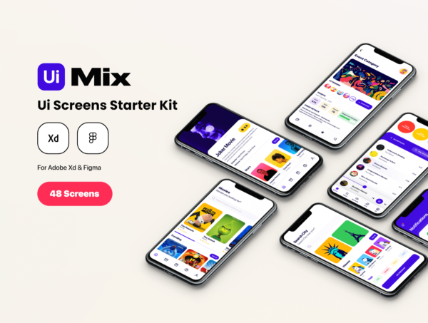 设计森林下午茶：美观独特且时尚的多用途APP Ui Mix Kit
