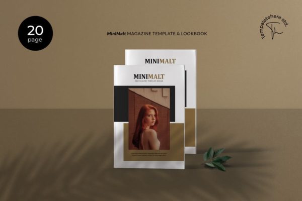 极简摄影手册设计模板 Minimalt Photography Brochure