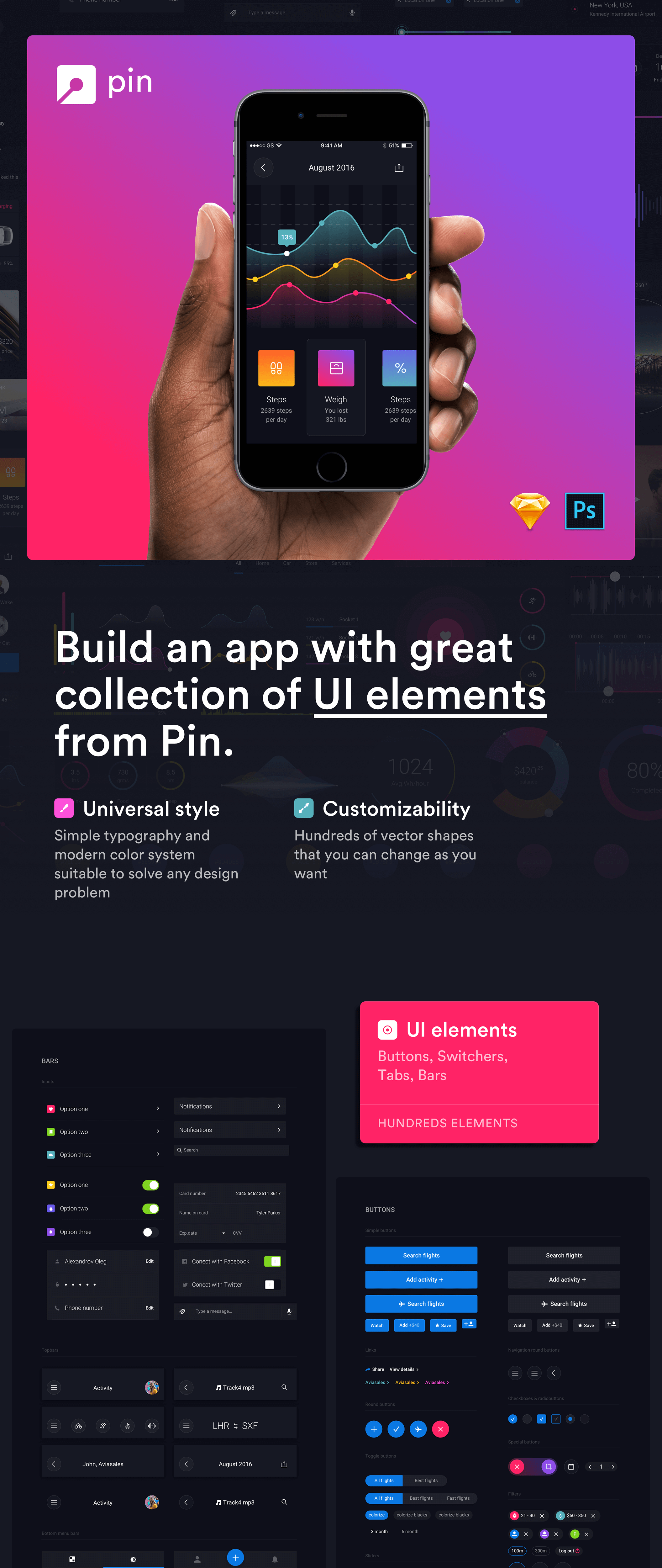 黑色数据统计展示APP UI Kits下载[PSD＋Sketch]1474113732-9102-ovv5se80phmmyv0jqskk