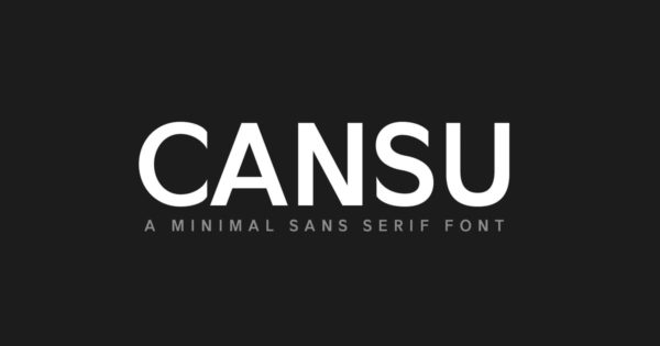 优雅的圆形无衬线英文字体素材 Cansu Sans Serif Font Family