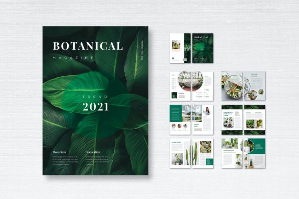 植物学杂志版式设计 Botanical Magazine