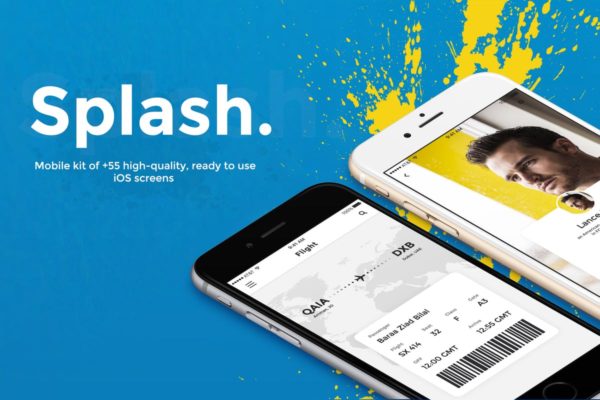 资讯/社交/电商综合APP应用UI套件 Splash UI Kit