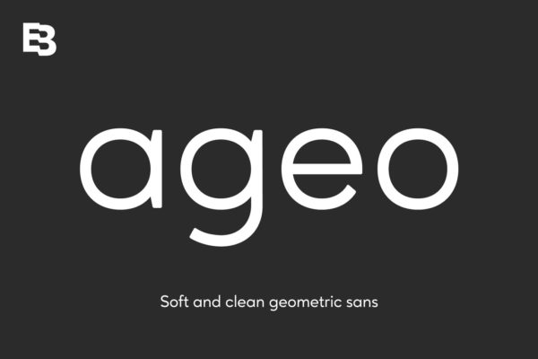 几何变形斜体无衬线字体合集 Ageo