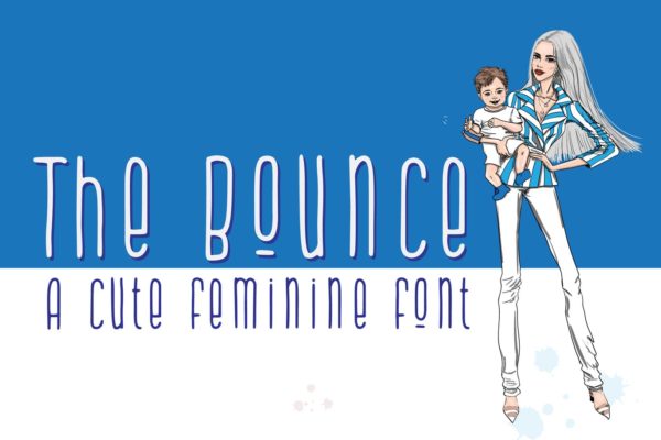 创意趣味设计高挑样式英文字体下载 The Bounde