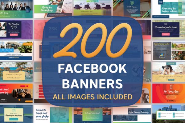 Facebook脸书横幅Banner设计模板合集 Facebook Banners