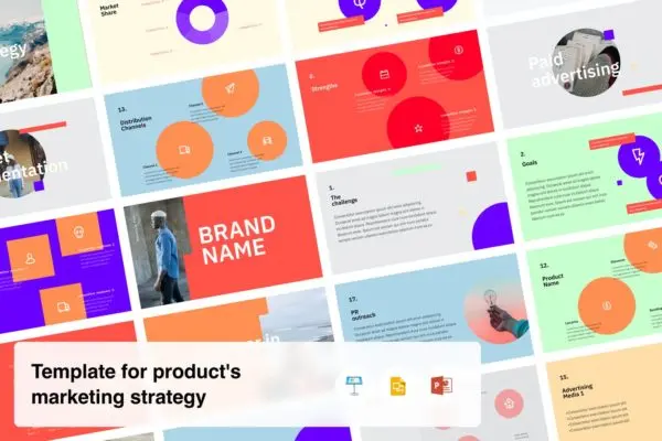 业务营销计划演示PPT模板 Marketing Plan template