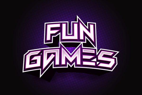 现代未来主义英文装饰字体 Fun Games – Futuristic Display Font