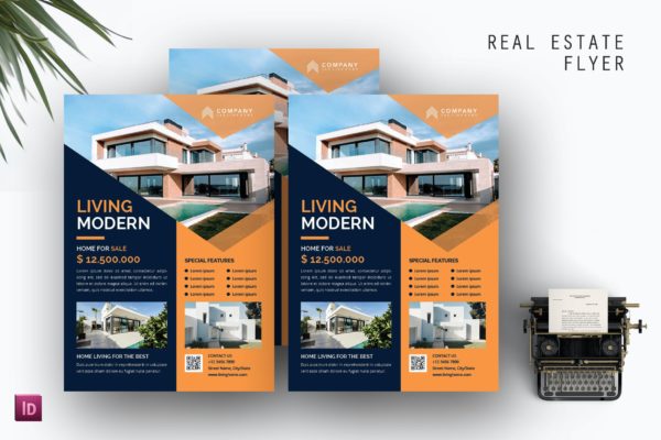 房地产传单海报设计 Real Estate Flyer