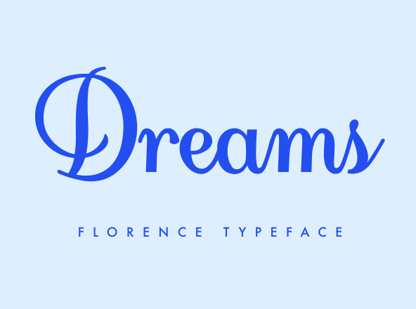 佛罗伦萨城市风格主题英文手写字体脚本 Florence Script Typeface