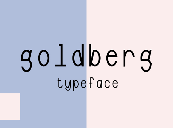 标题/正文适用无衬线小写英文字体 Goldberg Free Font