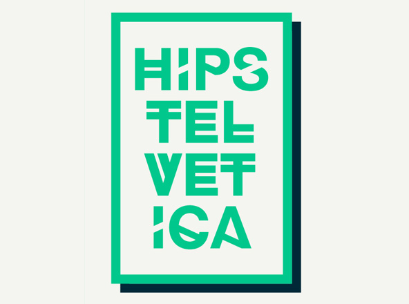 英文无衬线艺术海报设计字体素材 Hipstelvetica Font