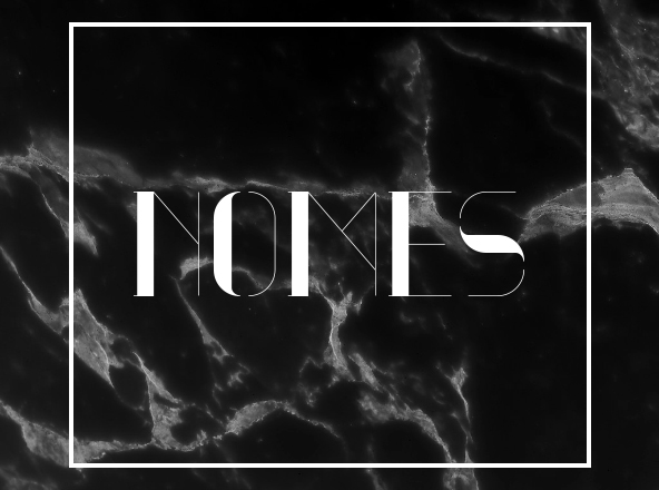 优雅的大写衬线英文字体素材 Nomes Typeface