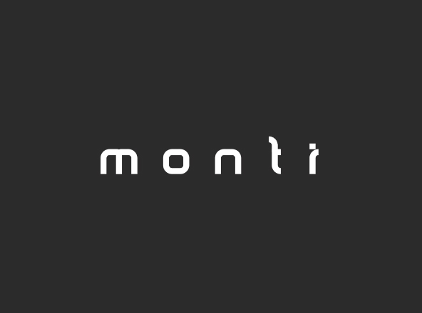 品牌/海报设计简约风英文无衬线字体 Monti Sans Serif Minimal Font