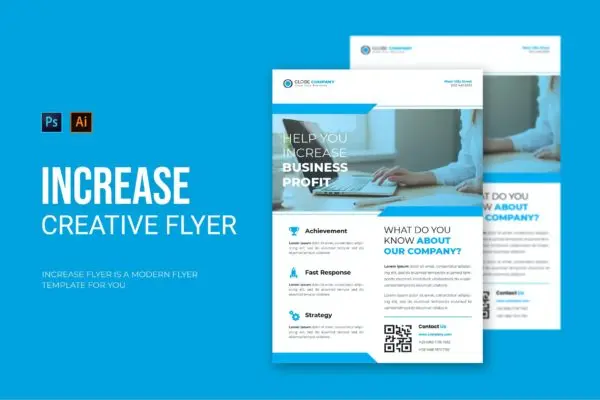 业务推广宣传单设计 Increase Business – Flyer