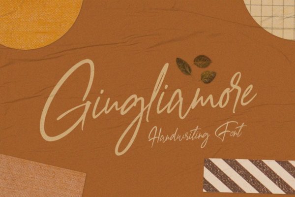 现代创意书法签名手绘英文字体 Giugliamore Handwriting Font