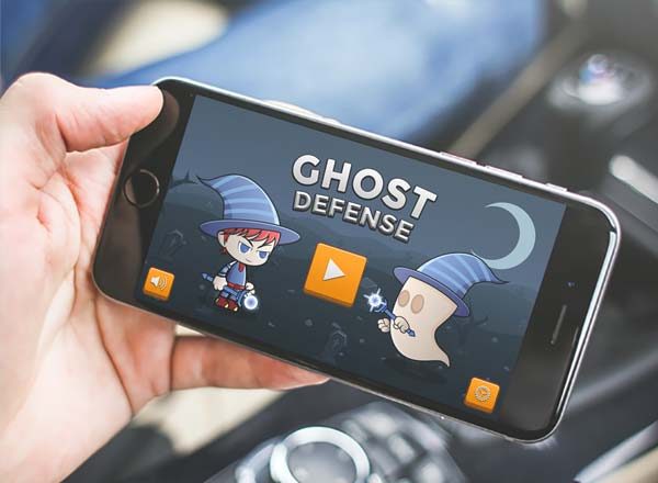 设计森林下午茶：超萌的魔鬼系列游戏UI KITS套装素材下载[PSD,Ai]