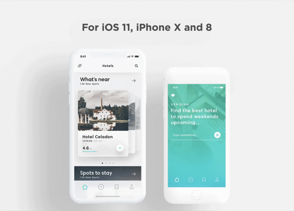 设计森林下午茶：多功能文艺范旅行类APP UI KITS下载[PSD,XD,Sketch]