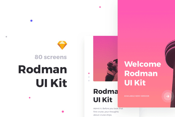 设计森林下午茶：时尚全功能（电商、交友、LBS、社交 和 数据统计等） APP UI KITS [Sketch]