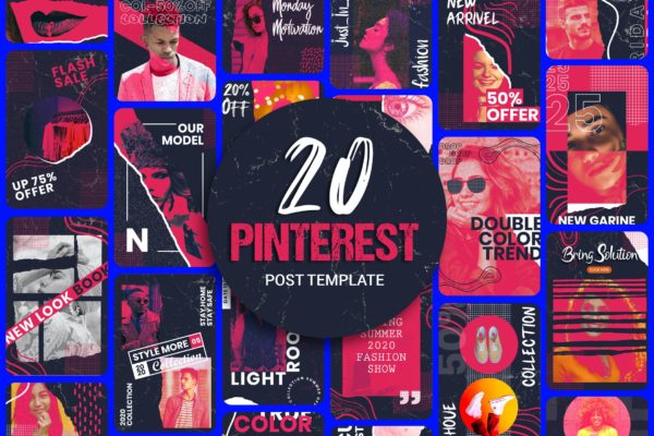 促销活动Pinterest帖子模板 Pinterest Post Template