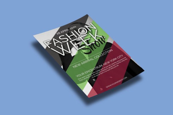 时装周活动海报设计 Fashion Week – Flyers Template