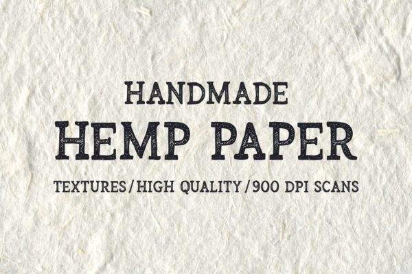 逼真的手工麻纸纹理背景素材 Handmade Hemp Paper Textures