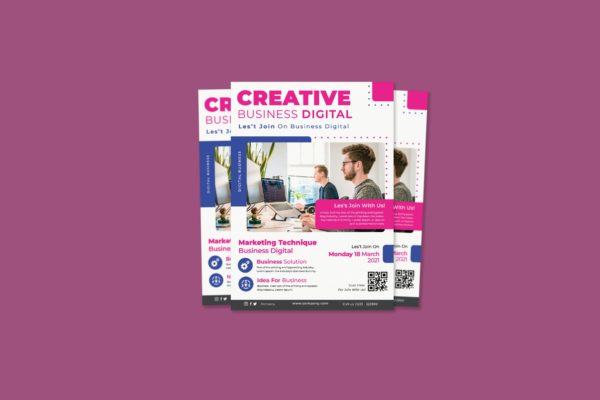 创意商业传单海报设计模板 Creative Business Flyer