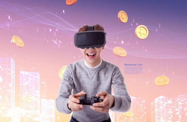 元宇宙VR游戏世界海报设计韩国素材