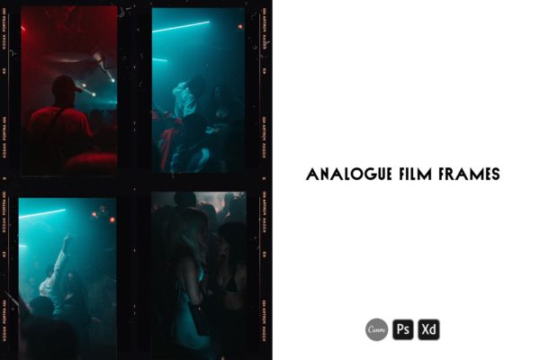 模拟复古胶片电影框架Instagram故事模板 Analogue Film Frame Instagram Story Templates