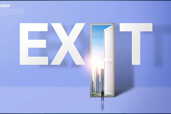 Exit出口商业发展概念海报设计韩国素材[PSD]