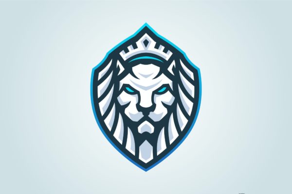 狮子王标志矢量插画 Lion King