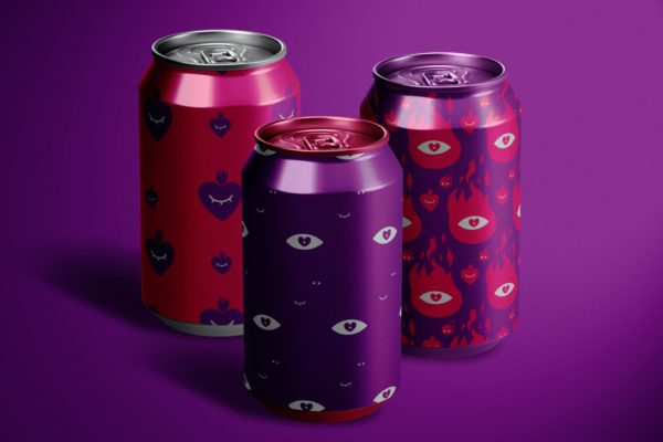 碳酸饮料易拉罐包装设计样机 Can Mockup