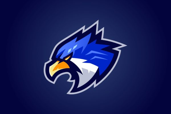 猎鹰标志矢量插画 Falcon