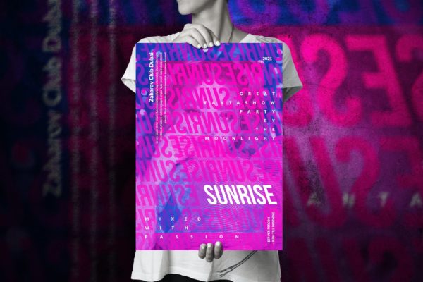 现代抽象艺术音乐活动海报设计模板v20 Art Music Event – Big Poster Design
