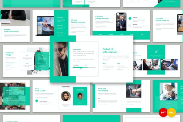 商业计划项目介绍Powerpoint模板 INPLAN – Business Plan