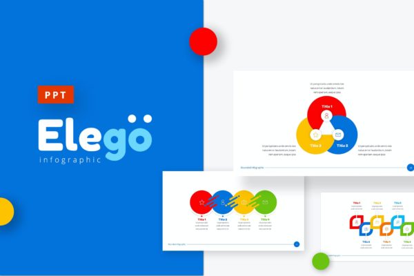 彩色信息图表PPT素材 Elego Infographic Powerpoint Template