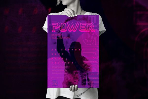 现代抽象艺术音乐活动海报设计模板v8 Art Music Event – Big Poster Design