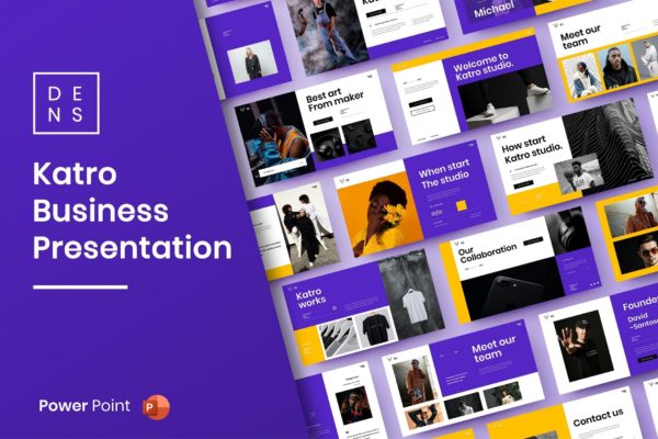 产品讲解PowerPoint演示模板 Katro – Business PowerPoint Template